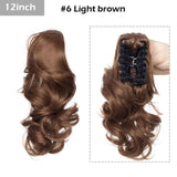 S-noilite Big Grab Claw Clip In Ponytail Hair Extension Syntheitc Ponytail Extension Hair Fake Hairpiece For Women Daily Party