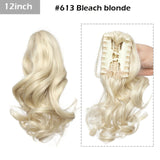 S-noilite Big Grab Claw Clip In Ponytail Hair Extension Syntheitc Ponytail Extension Hair Fake Hairpiece For Women Daily Party