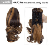 S-noilite Big Grab Claw Clip In Ponytail Hair Extension Syntheitc Ponytail Extension Hair Fake Hairpiece For Women Daily Party