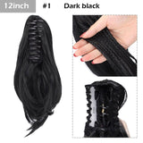 S-noilite Big Grab Claw Clip In Ponytail Hair Extension Syntheitc Ponytail Extension Hair Fake Hairpiece For Women Daily Party