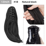 S-noilite Big Grab Claw Clip In Ponytail Hair Extension Syntheitc Ponytail Extension Hair Fake Hairpiece For Women Daily Party