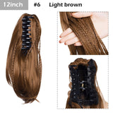 S-noilite Big Grab Claw Clip In Ponytail Hair Extension Syntheitc Ponytail Extension Hair Fake Hairpiece For Women Daily Party