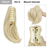 S-noilite Big Grab Claw Clip In Ponytail Hair Extension Syntheitc Ponytail Extension Hair Fake Hairpiece For Women Daily Party