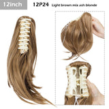 S-noilite Big Grab Claw Clip In Ponytail Hair Extension Syntheitc Ponytail Extension Hair Fake Hairpiece For Women Daily Party