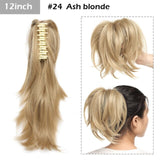 S-noilite Big Grab Claw Clip In Ponytail Hair Extension Syntheitc Ponytail Extension Hair Fake Hairpiece For Women Daily Party