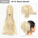 S-noilite Big Grab Claw Clip In Ponytail Hair Extension Syntheitc Ponytail Extension Hair Fake Hairpiece For Women Daily Party