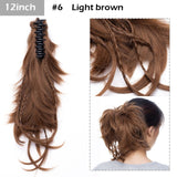S-noilite Big Grab Claw Clip In Ponytail Hair Extension Syntheitc Ponytail Extension Hair Fake Hairpiece For Women Daily Party