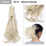 S-noilite Big Grab Claw Clip In Ponytail Hair Extension Syntheitc Ponytail Extension Hair Fake Hairpiece For Women Daily Party