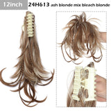 S-noilite Big Grab Claw Clip In Ponytail Hair Extension Syntheitc Ponytail Extension Hair Fake Hairpiece For Women Daily Party