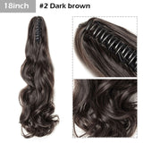 S-noilite Big Grab Claw Clip In Ponytail Hair Extension Syntheitc Ponytail Extension Hair Fake Hairpiece For Women Daily Party