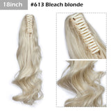 S-noilite Big Grab Claw Clip In Ponytail Hair Extension Syntheitc Ponytail Extension Hair Fake Hairpiece For Women Daily Party