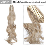 S-noilite Big Grab Claw Clip In Ponytail Hair Extension Syntheitc Ponytail Extension Hair Fake Hairpiece For Women Daily Party