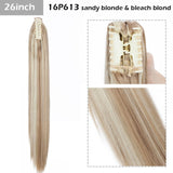 S-noilite Big Grab Claw Clip In Ponytail Hair Extension Syntheitc Ponytail Extension Hair Fake Hairpiece For Women Daily Party