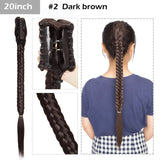 S-noilite Big Grab Claw Clip In Ponytail Hair Extension Syntheitc Ponytail Extension Hair Fake Hairpiece For Women Daily Party
