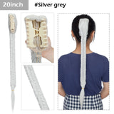 S-noilite Big Grab Claw Clip In Ponytail Hair Extension Syntheitc Ponytail Extension Hair Fake Hairpiece For Women Daily Party