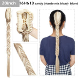 S-noilite Big Grab Claw Clip In Ponytail Hair Extension Syntheitc Ponytail Extension Hair Fake Hairpiece For Women Daily Party