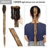 S-noilite Big Grab Claw Clip In Ponytail Hair Extension Syntheitc Ponytail Extension Hair Fake Hairpiece For Women Daily Party