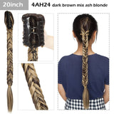 S-noilite Big Grab Claw Clip In Ponytail Hair Extension Syntheitc Ponytail Extension Hair Fake Hairpiece For Women Daily Party