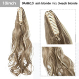 S-noilite Big Grab Claw Clip In Ponytail Hair Extension Syntheitc Ponytail Extension Hair Fake Hairpiece For Women Daily Party
