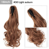 S-noilite Big Grab Claw Clip In Ponytail Hair Extension Syntheitc Ponytail Extension Hair Fake Hairpiece For Women Daily Party