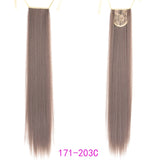 TALANG Long Straight Ponytail Hairpiece 85cm Female Clip Hair Tail False Hair With Hairpins Synthetic Hair Extensions