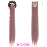TALANG Long Straight Ponytail Hairpiece 85cm Female Clip Hair Tail False Hair With Hairpins Synthetic Hair Extensions