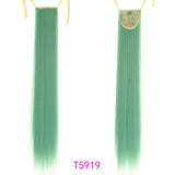TALANG Long Straight Ponytail Hairpiece 85cm Female Clip Hair Tail False Hair With Hairpins Synthetic Hair Extensions