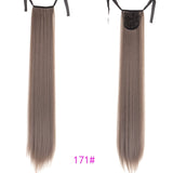 TALANG Long Straight Ponytail Hairpiece 85cm Female Clip Hair Tail False Hair With Hairpins Synthetic Hair Extensions