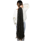 36 Inch Soft Nu Locs Crochet Hair Synthetic Goddess Faux Locks Braiding Hair Extensions Blonde Dreadlocks Crochet Hair for Women