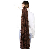 36 Inch Soft Nu Locs Crochet Hair Synthetic Goddess Faux Locks Braiding Hair Extensions Blonde Dreadlocks Crochet Hair for Women