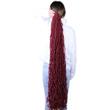 36 Inch Soft Nu Locs Crochet Hair Synthetic Goddess Faux Locks Braiding Hair Extensions Blonde Dreadlocks Crochet Hair for Women