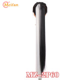 MEIFAN Synthetic Super Long Afro Kinky Curly Ponytail Extensions Ribbon Drawstring Wrap Around Hair Tail Natural Fake Hair Piece