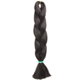 Natifah Jumbo Braiding Hair 100g 24 Inch Pre Stretched For Afro Ombre Extensions Braids Bug Color Wholesale Synthetic Fake Hair
