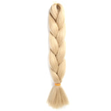 Natifah Jumbo Braiding Hair 100g 24 Inch Pre Stretched For Afro Ombre Extensions Braids Bug Color Wholesale Synthetic Fake Hair