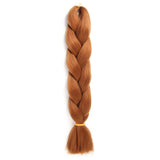 Natifah Jumbo Braiding Hair 100g 24 Inch Pre Stretched For Afro Ombre Extensions Braids Bug Color Wholesale Synthetic Fake Hair