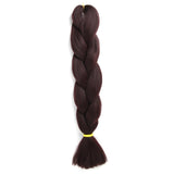 Natifah Jumbo Braiding Hair 100g 24 Inch Pre Stretched For Afro Ombre Extensions Braids Bug Color Wholesale Synthetic Fake Hair