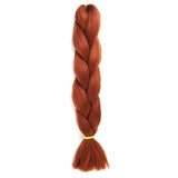 Natifah Jumbo Braiding Hair 100g 24 Inch Pre Stretched For Afro Ombre Extensions Braids Bug Color Wholesale Synthetic Fake Hair