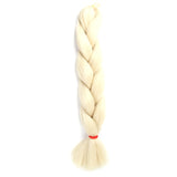 Natifah Jumbo Braiding Hair 100g 24 Inch Pre Stretched For Afro Ombre Extensions Braids Bug Color Wholesale Synthetic Fake Hair