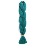 Natifah Jumbo Braiding Hair 100g 24 Inch Pre Stretched For Afro Ombre Extensions Braids Bug Color Wholesale Synthetic Fake Hair