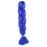 Natifah Jumbo Braiding Hair 100g 24 Inch Pre Stretched For Afro Ombre Extensions Braids Bug Color Wholesale Synthetic Fake Hair