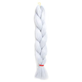 Natifah Jumbo Braiding Hair 100g 24 Inch Pre Stretched For Afro Ombre Extensions Braids Bug Color Wholesale Synthetic Fake Hair