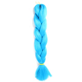 Natifah Jumbo Braiding Hair 100g 24 Inch Pre Stretched For Afro Ombre Extensions Braids Bug Color Wholesale Synthetic Fake Hair