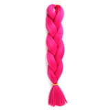 Natifah Jumbo Braiding Hair 100g 24 Inch Pre Stretched For Afro Ombre Extensions Braids Bug Color Wholesale Synthetic Fake Hair