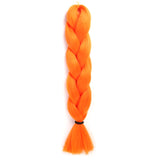 Natifah Jumbo Braiding Hair 100g 24 Inch Pre Stretched For Afro Ombre Extensions Braids Bug Color Wholesale Synthetic Fake Hair