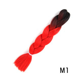 Natifah Jumbo Braiding Hair 100g 24 Inch Pre Stretched For Afro Ombre Extensions Braids Bug Color Wholesale Synthetic Fake Hair