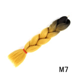 Natifah Jumbo Braiding Hair 100g 24 Inch Pre Stretched For Afro Ombre Extensions Braids Bug Color Wholesale Synthetic Fake Hair