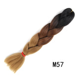 Natifah Jumbo Braiding Hair 100g 24 Inch Pre Stretched For Afro Ombre Extensions Braids Bug Color Wholesale Synthetic Fake Hair