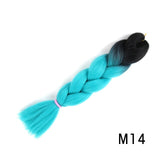 Natifah Jumbo Braiding Hair 100g 24 Inch Pre Stretched For Afro Ombre Extensions Braids Bug Color Wholesale Synthetic Fake Hair