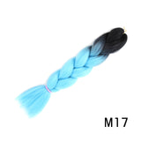 Natifah Jumbo Braiding Hair 100g 24 Inch Pre Stretched For Afro Ombre Extensions Braids Bug Color Wholesale Synthetic Fake Hair