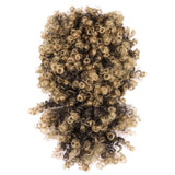 Silike Synthetic Short Afro Puff Hair Bun High Temperature Drawstring Pony Tail Clip in Hair Extension Kinky Puff Hair Bun